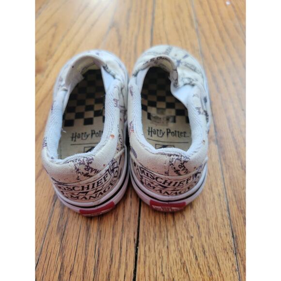 Size 7 Toddler Harry Potter Vans Michief Managed Slip On - Picture 10 of 10
